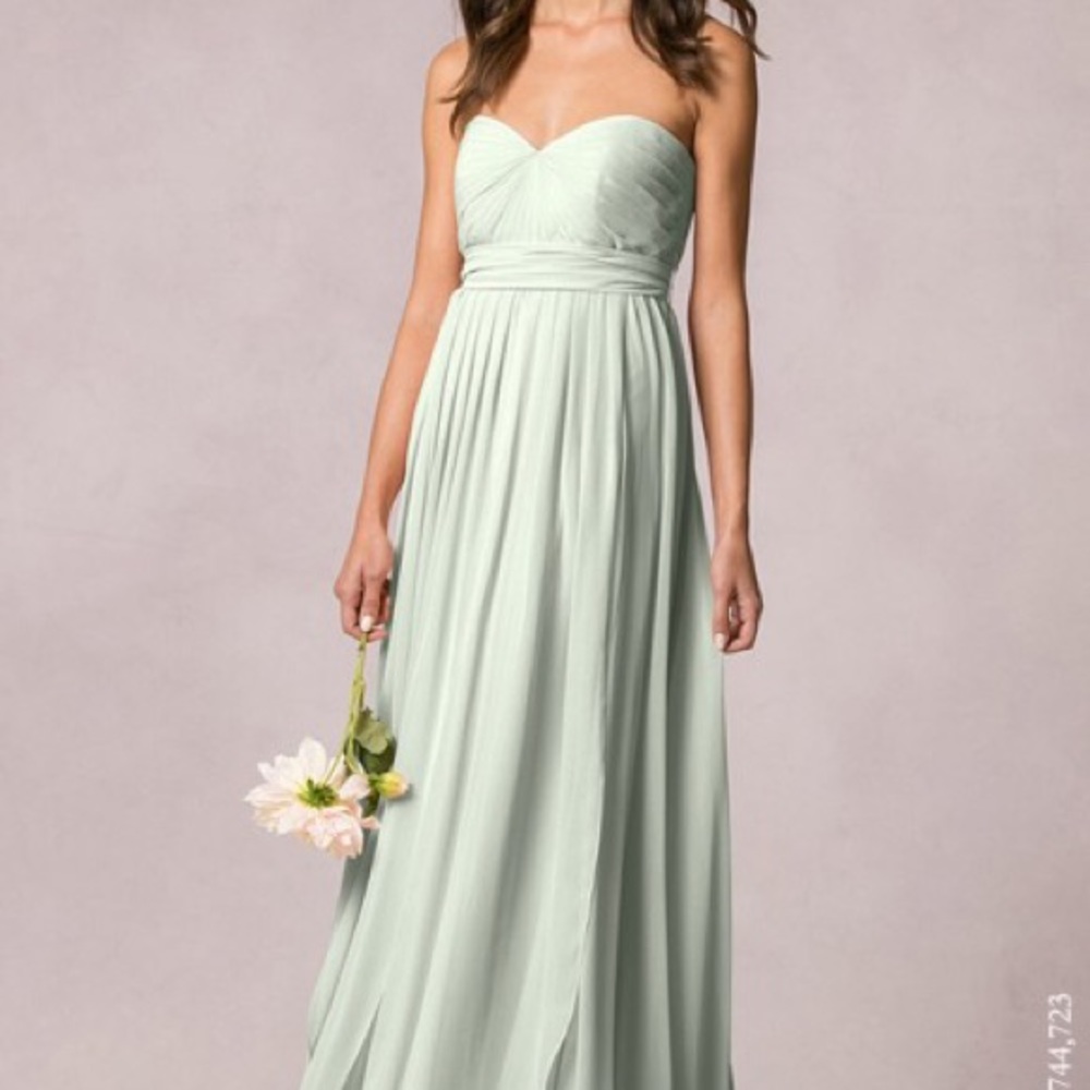 Adeline, Mint Green Jenny Yoo dress, sweetheart
